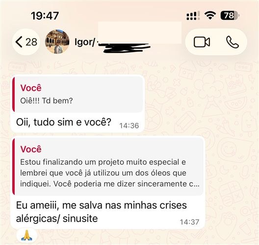 Depoimento real de cliente